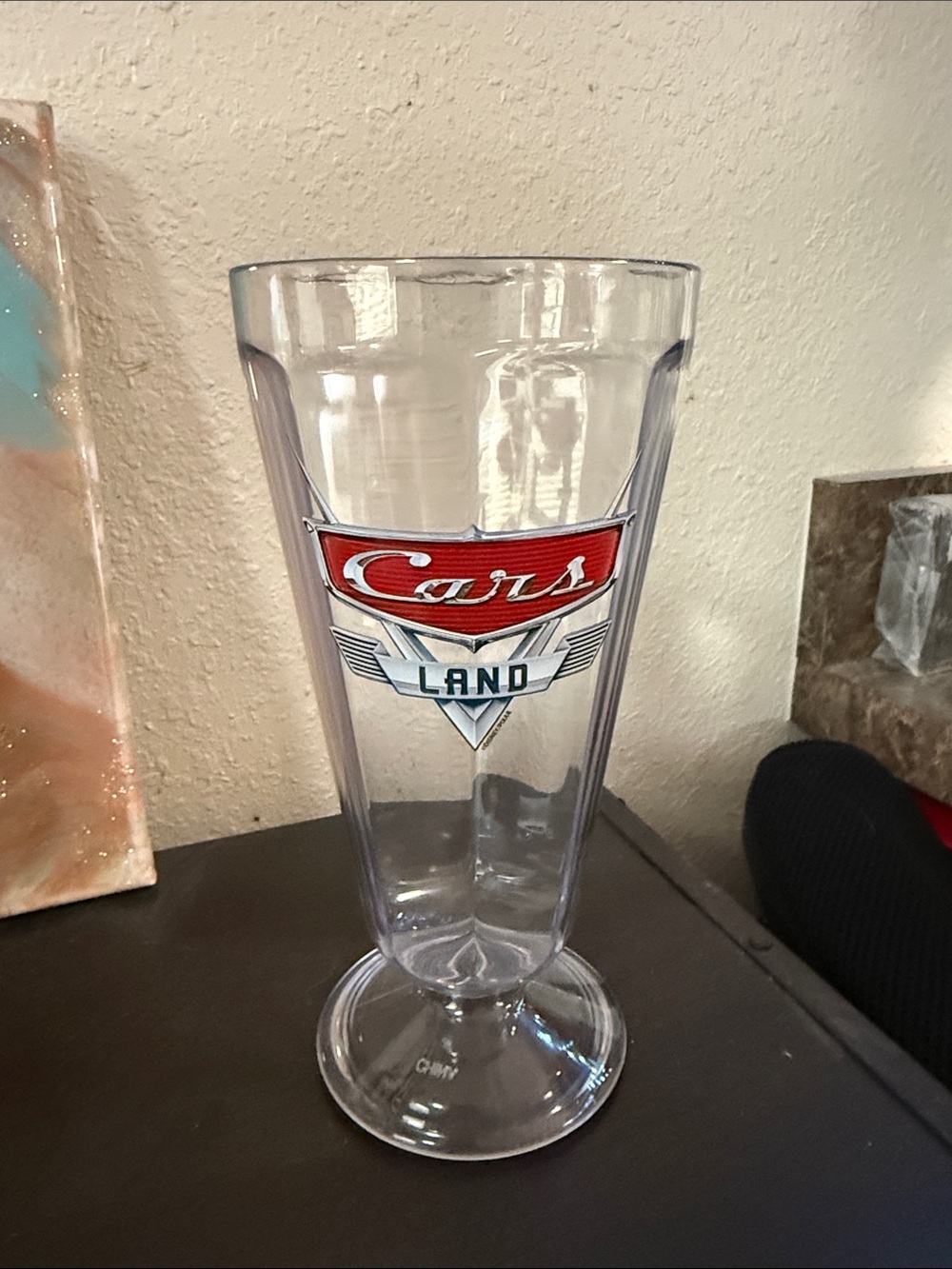 Disney Cars Land Logo Tall plastic cup| California adventures souvenir cup